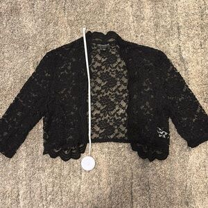 Never worn - Black lace shrug